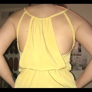 Gold/yellow pocket dress